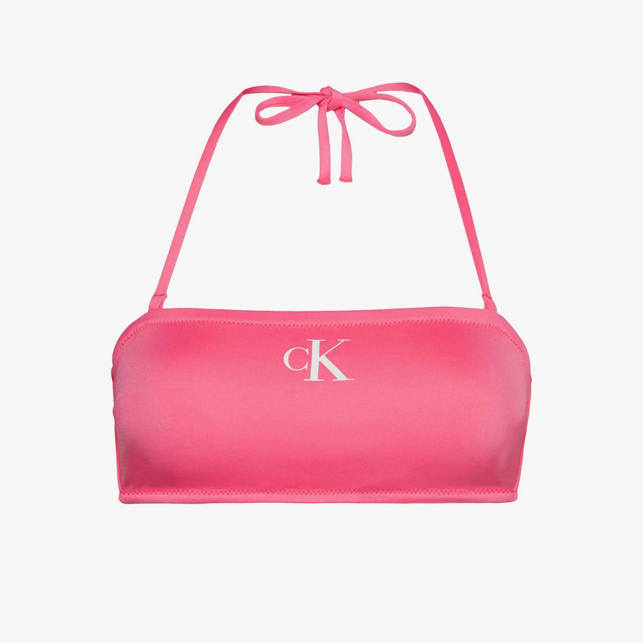 Calvin Klein Bandeau Kad N Pembe Bikini St Bikini Mayo Fashfed