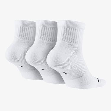  Nike Everyday Max Al 3'lü Unisex Beyaz Çorap